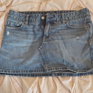 Gap jean skirt